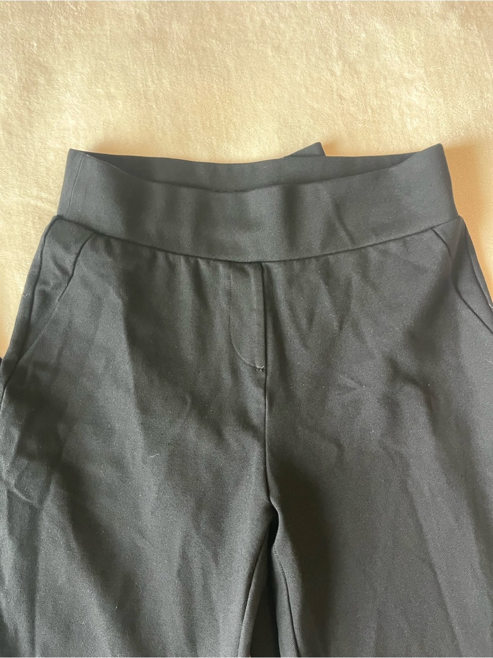 Tapata Classic Women's Black Stretch Ponte Pants Pull On Medium - Picture 3 of 4